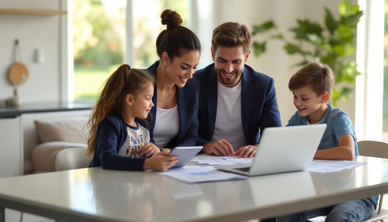 découvrez comment le taux d'endettement influence la capacité d'emprunt des couples avec enfants et les clés pour gérer efficacement leur budget.