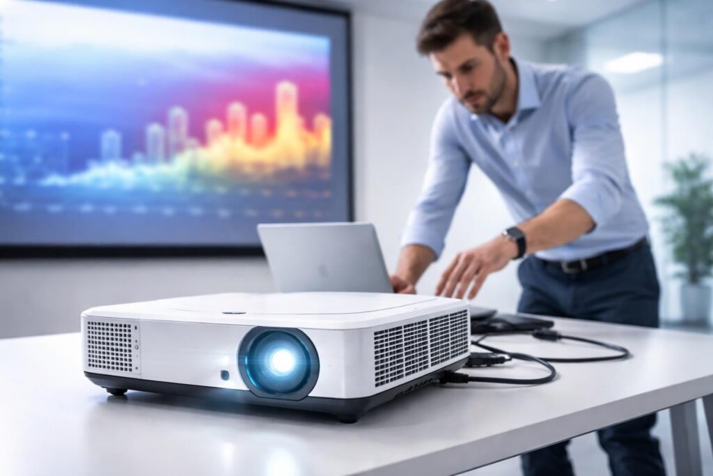 découvrez comment choisir un vidéoprojecteur led adapté à vos besoins, en particulier en tenant compte de l'input lag crucial pour les démonstrations et présentations fluides.