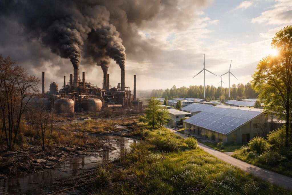 découvrez les impacts environnementaux du chauffage industriel au fioul et les solutions efficaces pour réduire leur empreinte écologique.