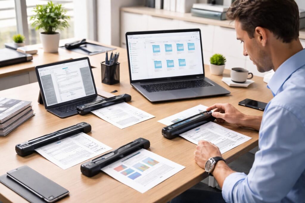 découvrez comment les scanners mobiles révolutionnent la gestion documentaire numérique en offrant rapidité, efficacité et mobilité pour numériser vos documents partout et à tout moment.