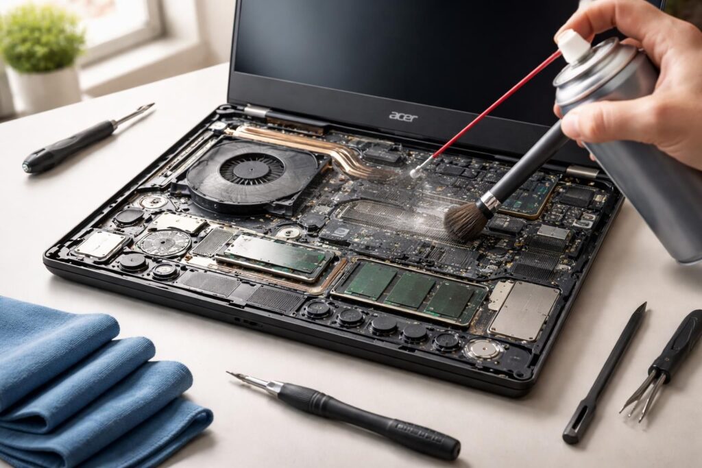 découvrez comment effectuer une maintenance préventive efficace pour votre pc portable acer afin de réduire les risques de casse liés à la poussière et à la surchauffe. prolongez la durée de vie de votre appareil grâce à nos conseils pratiques.
