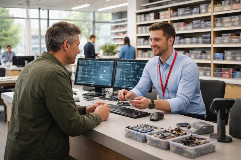 découvrez les services et conditions offerts par radiospares pour les particuliers, incluant les garanties, la livraison et l'assistance client.
